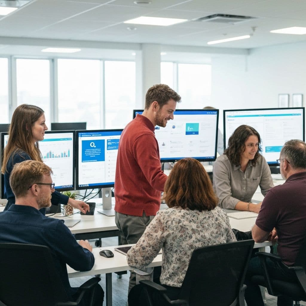 Business mobile solutions with multi-line team connectivity